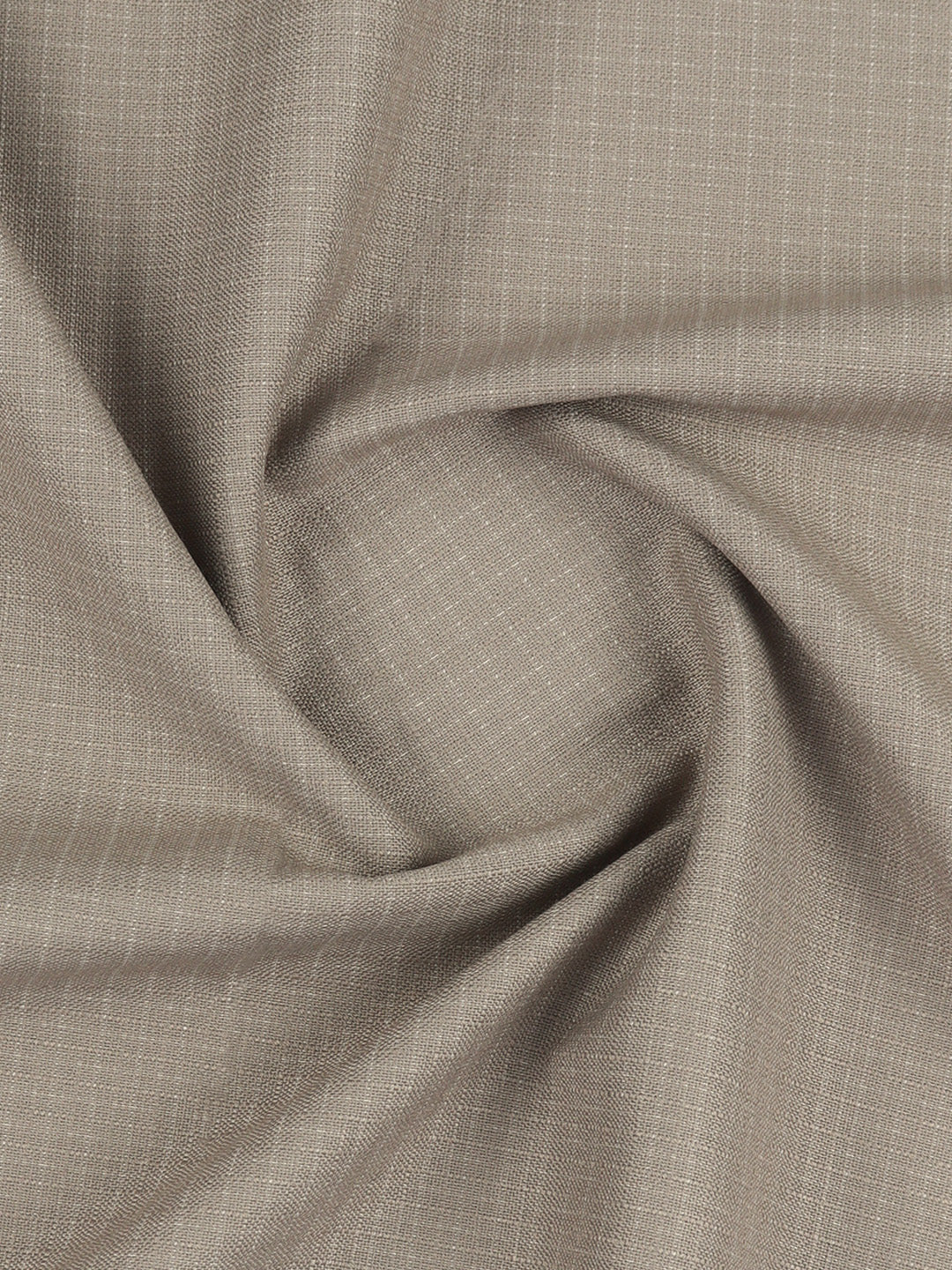 Poly Viscose Stretch Light Brown Checked Suiting Fabric Enable