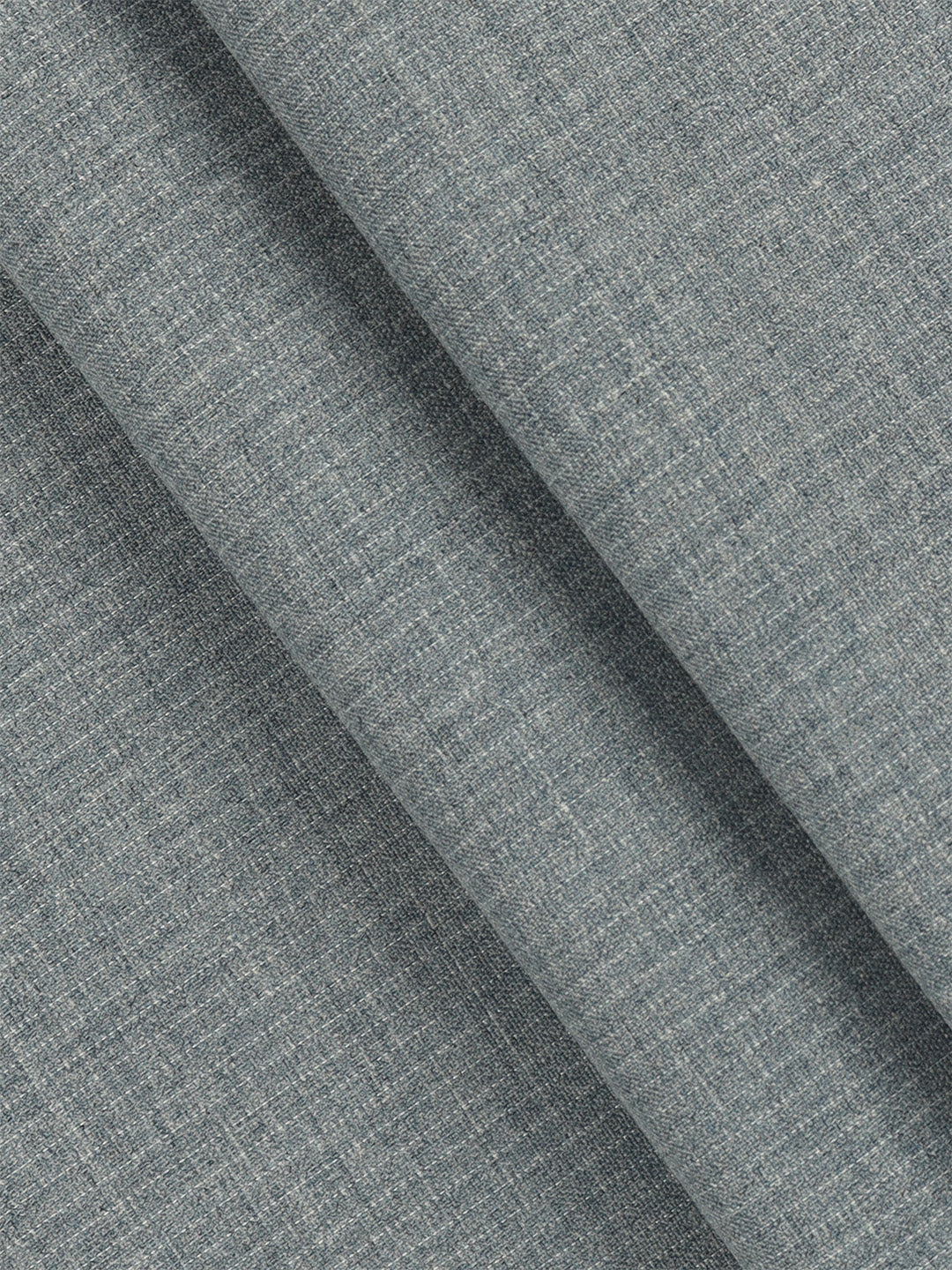 Poly Viscose Stretch Blusih Grey Striped Suiting Fabric Enable