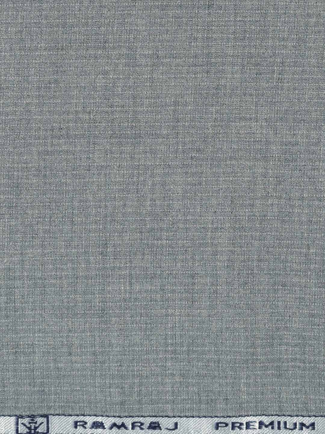 Poly Viscose Stretch Blusih Grey Striped Suiting Fabric Enable