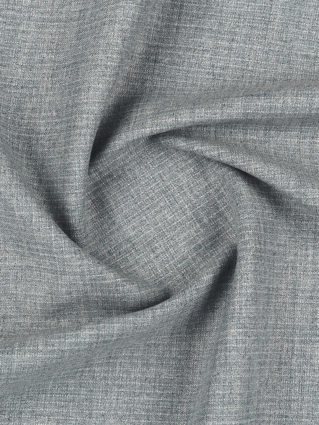 Poly Viscose Stretch Blusih Grey Striped Suiting Fabric Enable