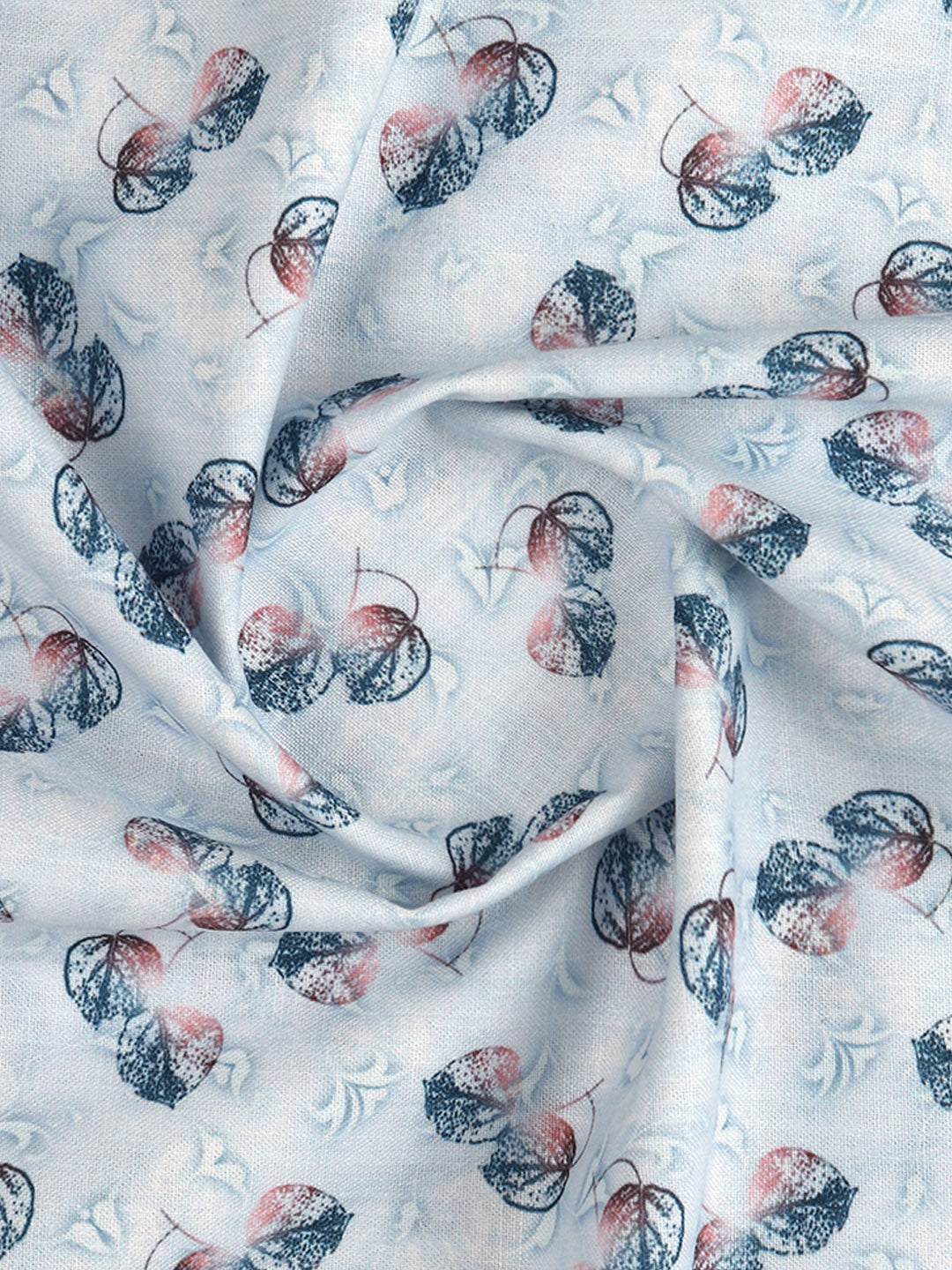 Men Cotton Rich Printed Shirt Fabric Blue Galaxy Art