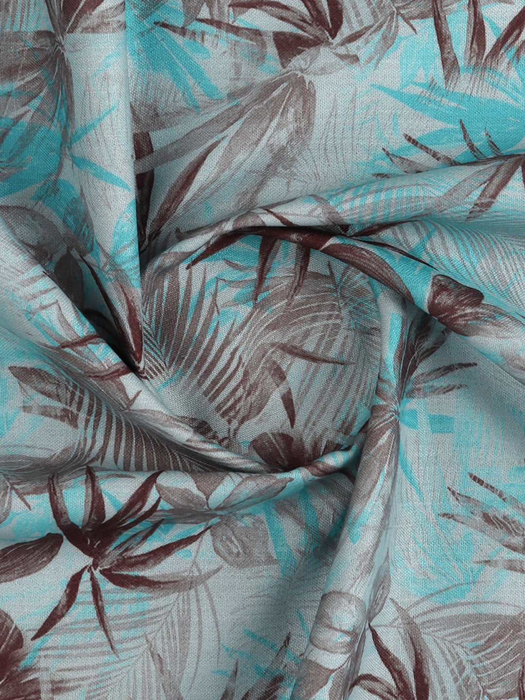 Men Cotton Rich Printed Shirt Fabric Blue Galaxy Art