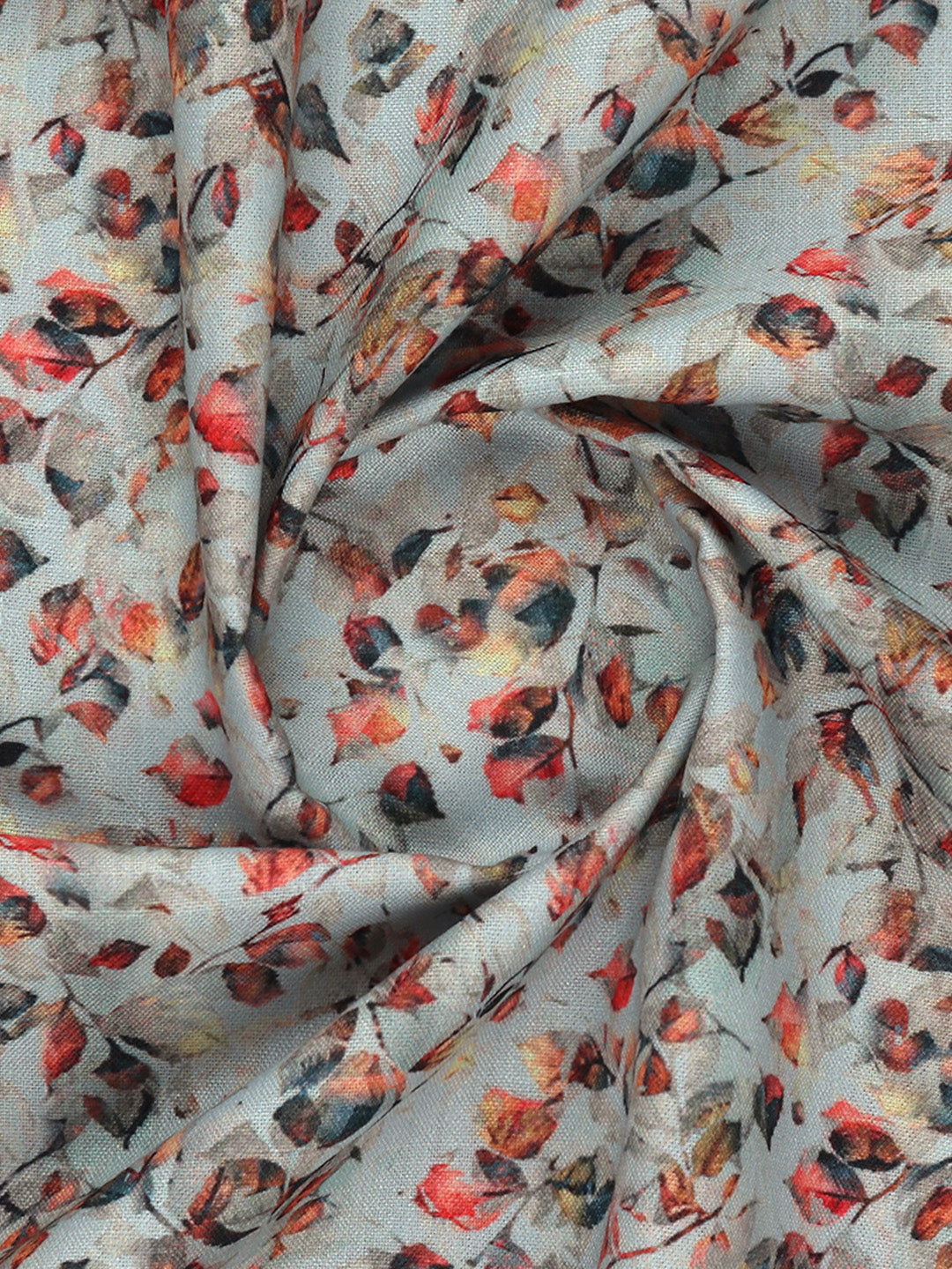 Men Cotton Rich Printed Shirt Fabric Light Blue Galaxy Art