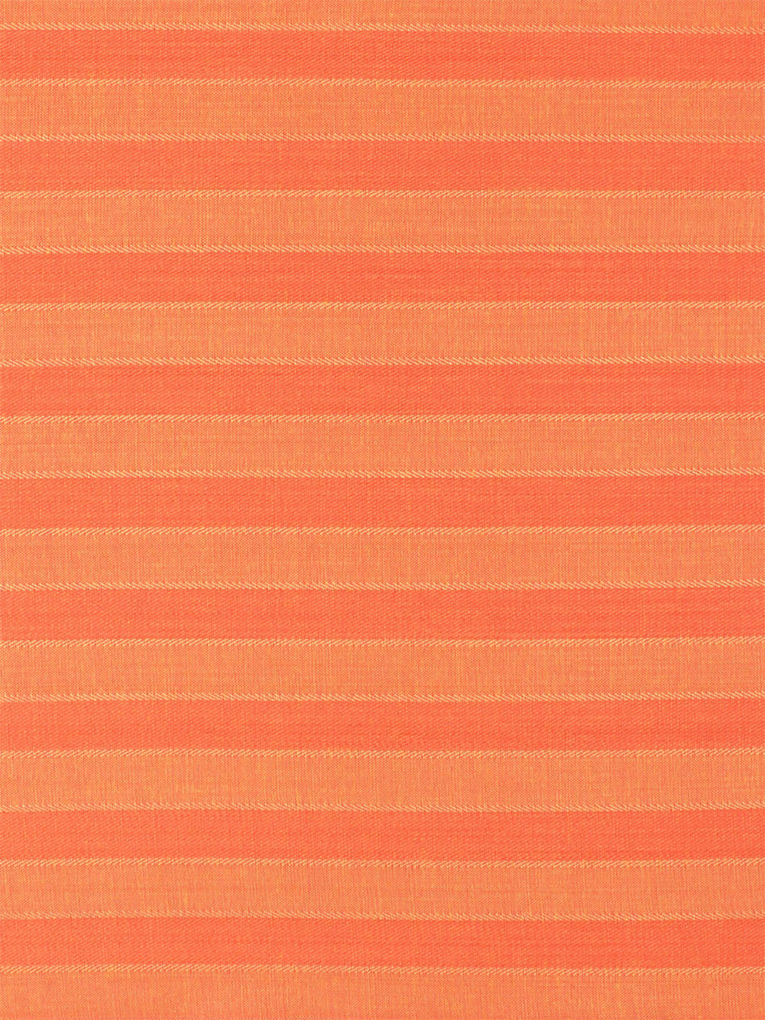 Cotton Rich Striped Shirt Fabric Orange High Style