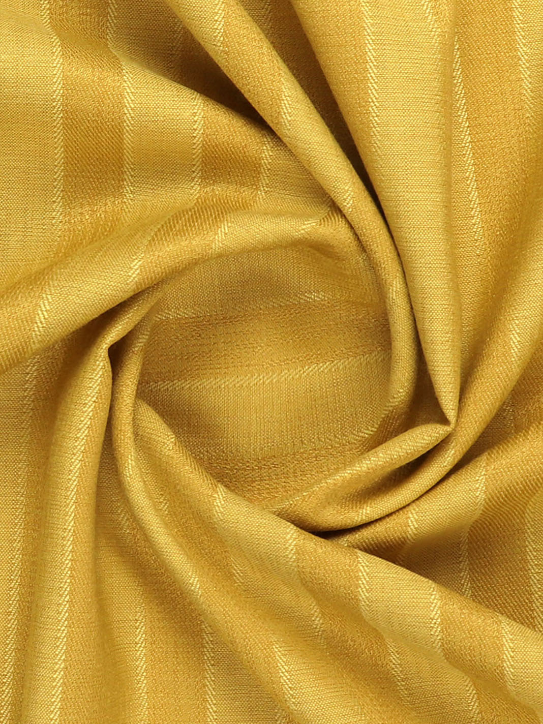 Cotton Rich Striped Shirt Fabric Yellow High Style