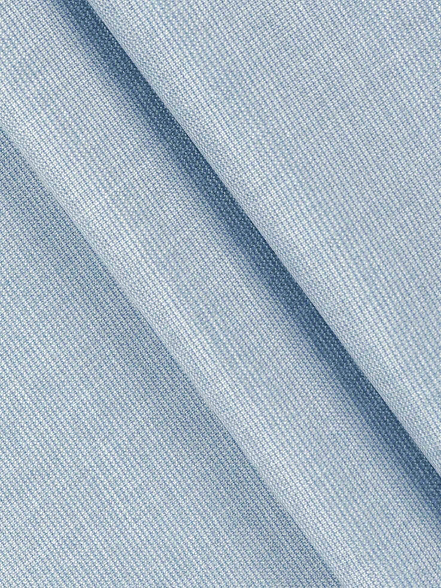 Men  Cotton Blended Pants Fabric Light Blue Chronicle Bit