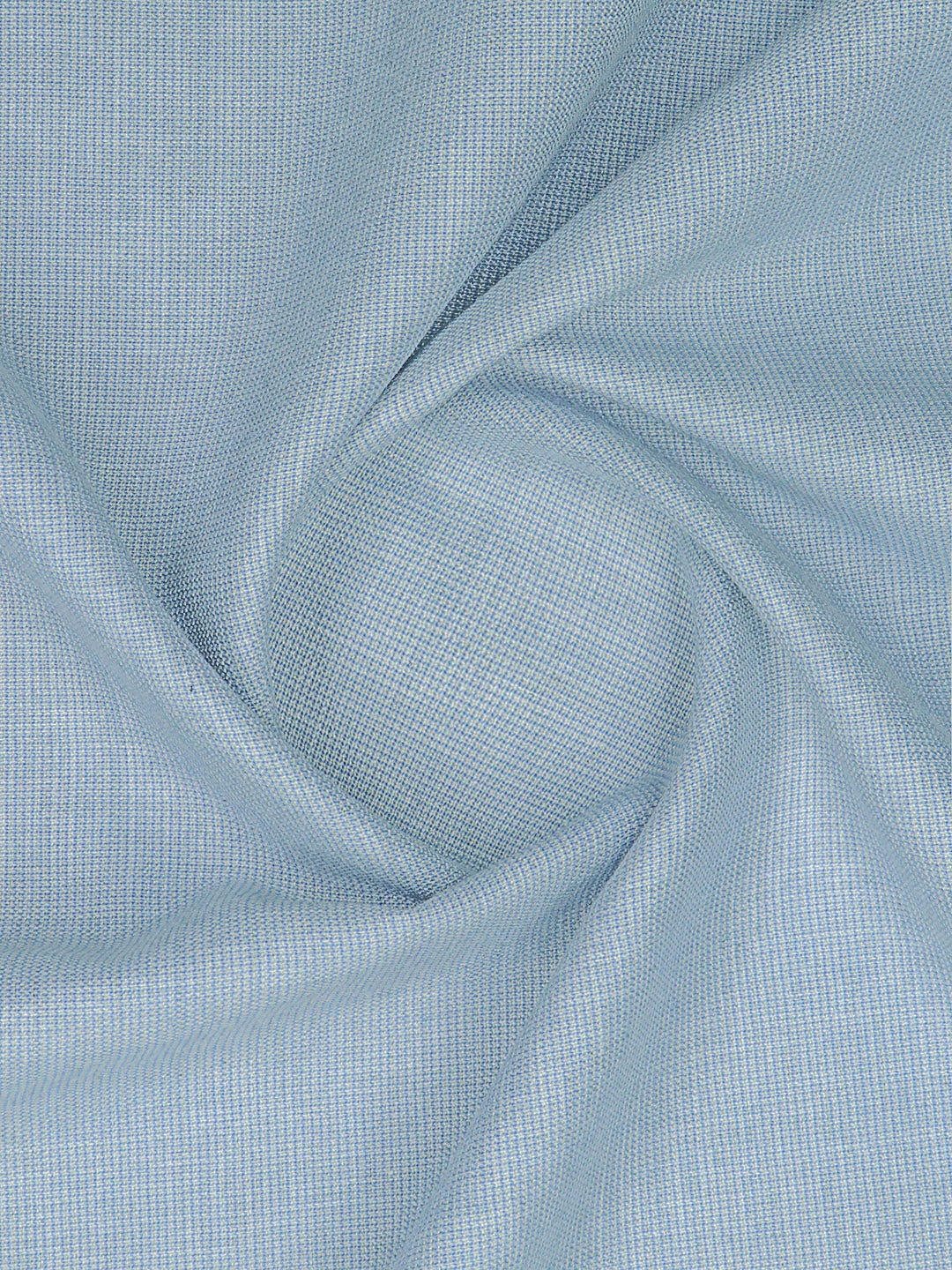 Men  Cotton Blended Pants Fabric Light Blue Chronicle Bit