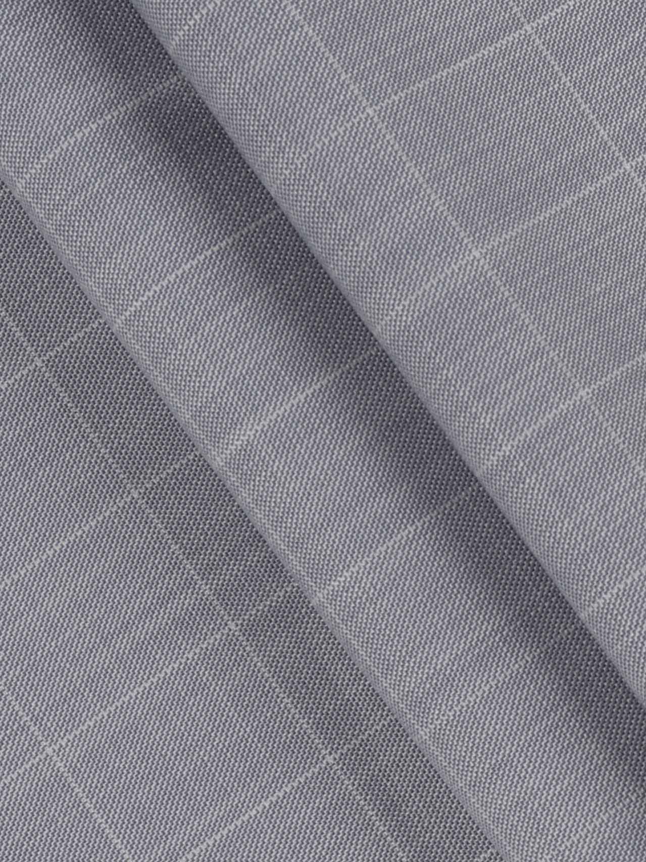 Colour Grey Checks Pants Fabric Honey Day