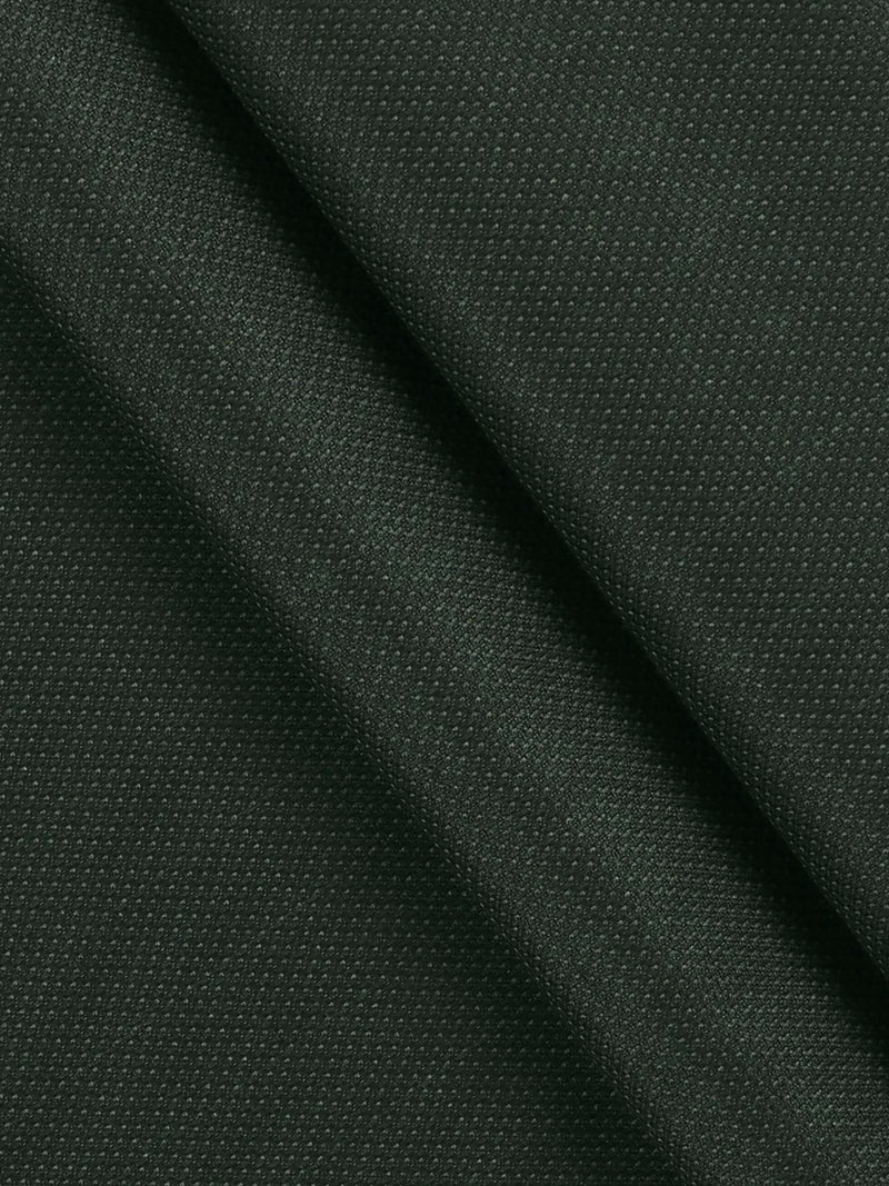 Super Stretch Cotton Colour Checked Pants Fabric Dark Green Miracle