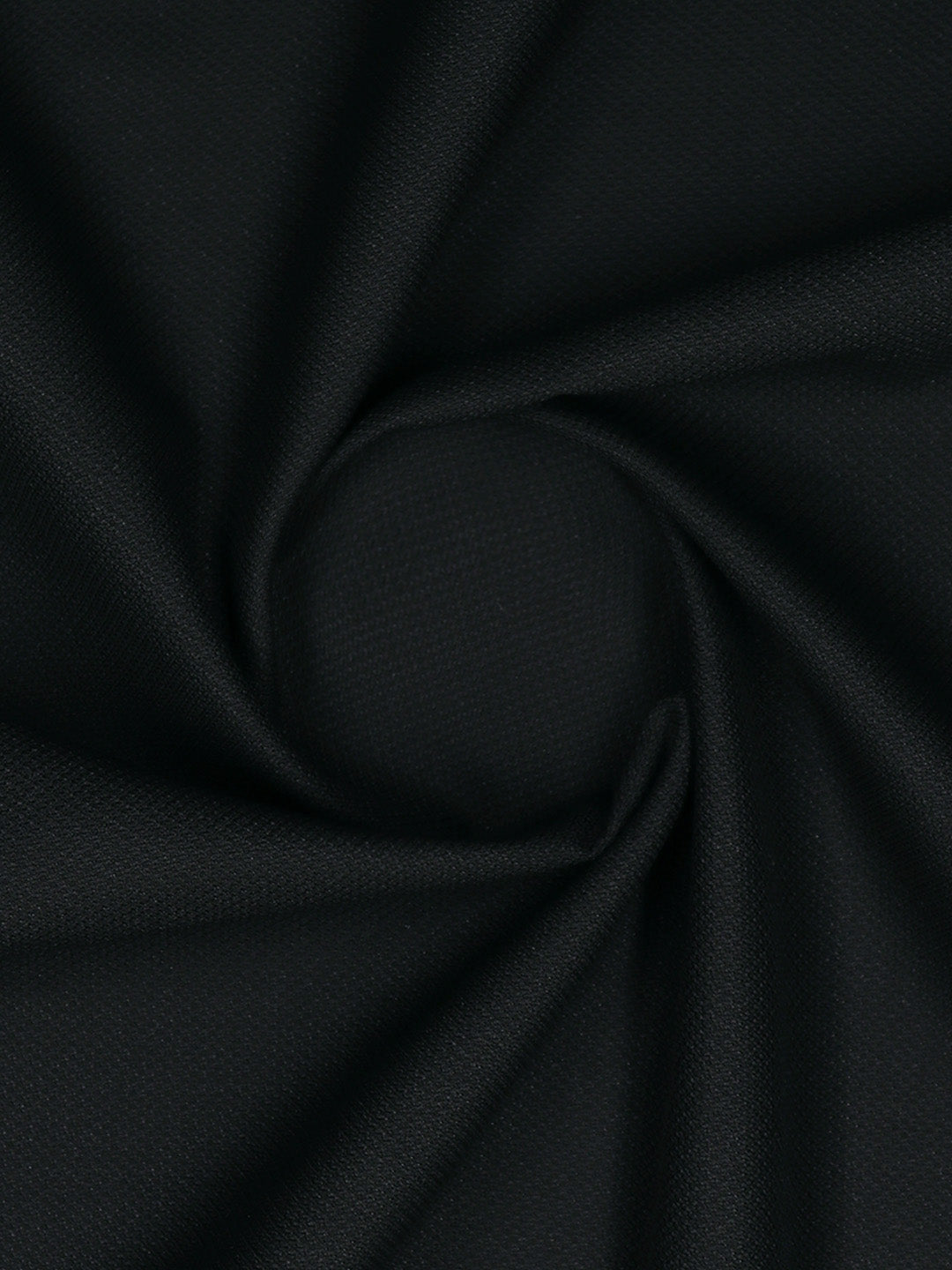 Men Poly Viscose Blend Suiting Fabric Black Enable Stretch