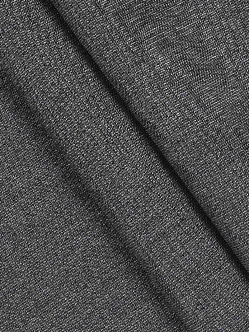 Premium Australian Merino Wool Blended Checked Pants Fabric Grey Mark Wool
