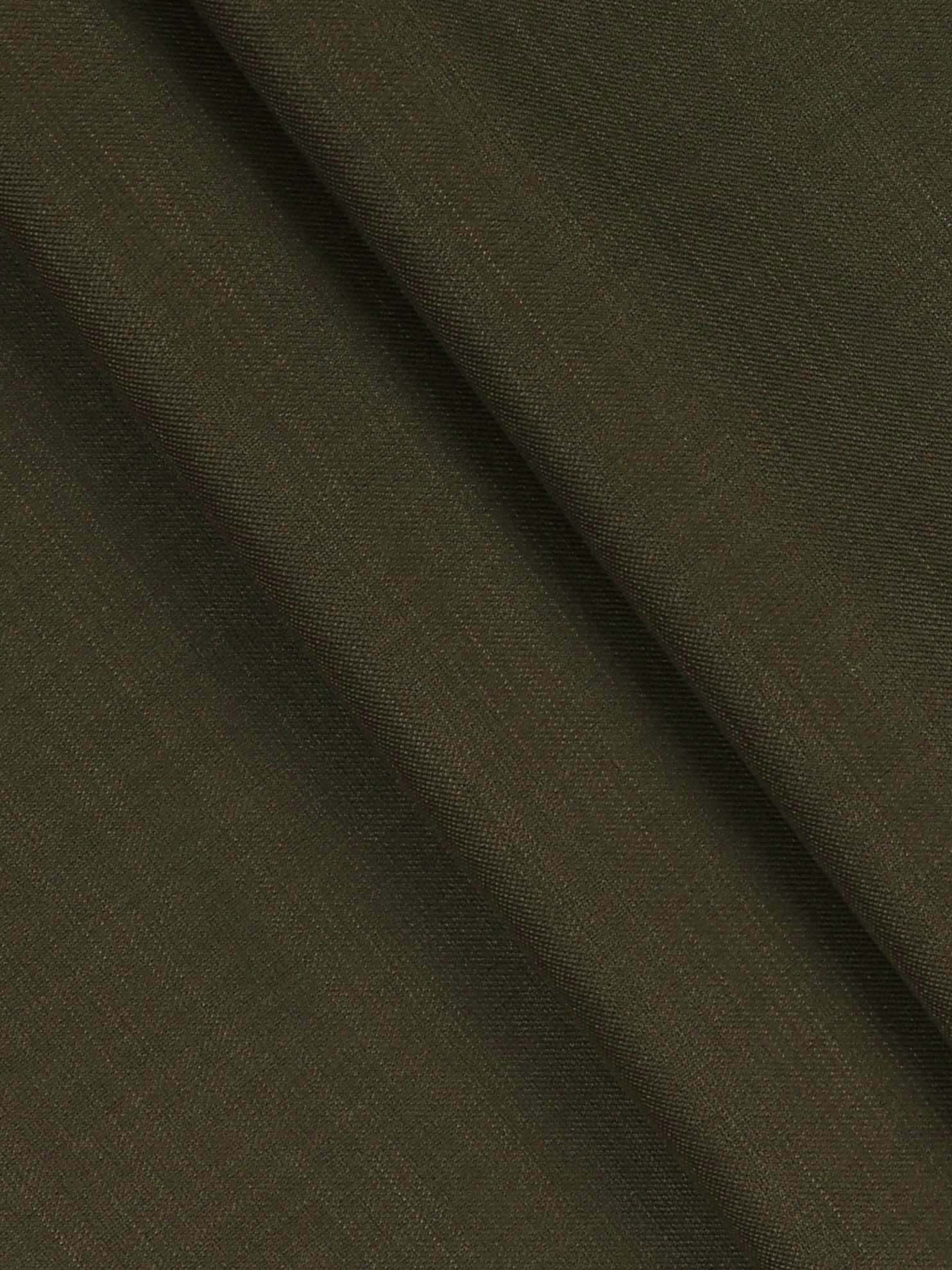 Men  Poly Viscose Blend Pant Fabric ArmyGreen Enable Stretch