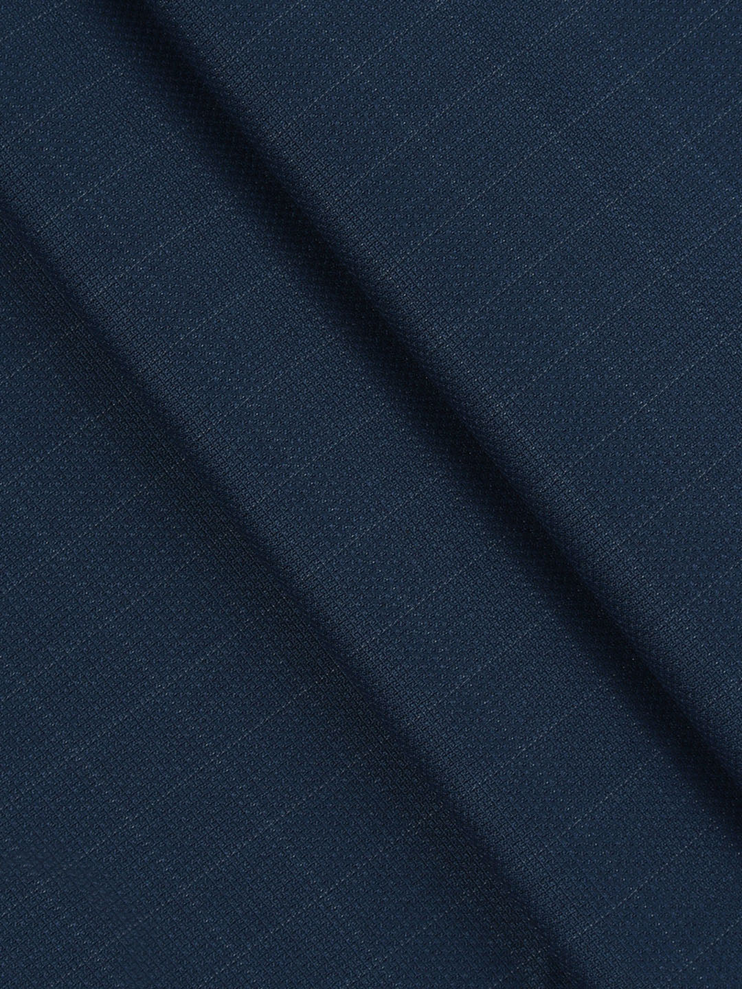 Men Poly Viscose Blend Blue Stretch Pants Fabric Miracle