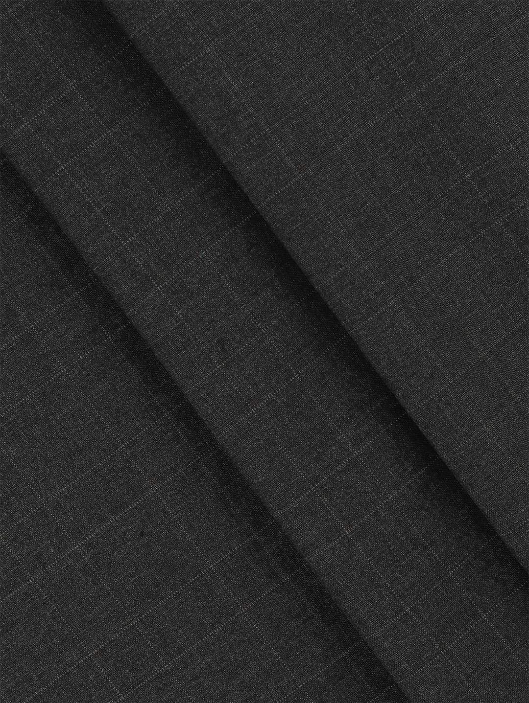 Poly Viscose Checked Suiting Fabric Grey Golden Days