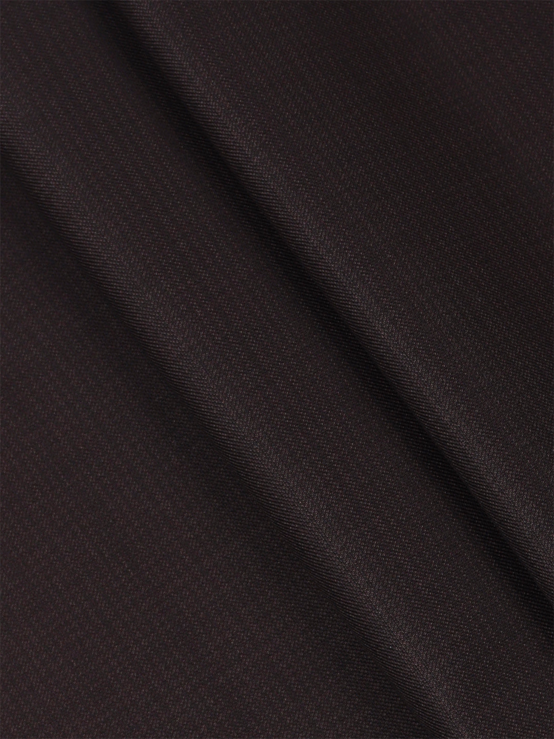 Cotton Blended Dark Brown Premium Suiting Fabric-Golden Days