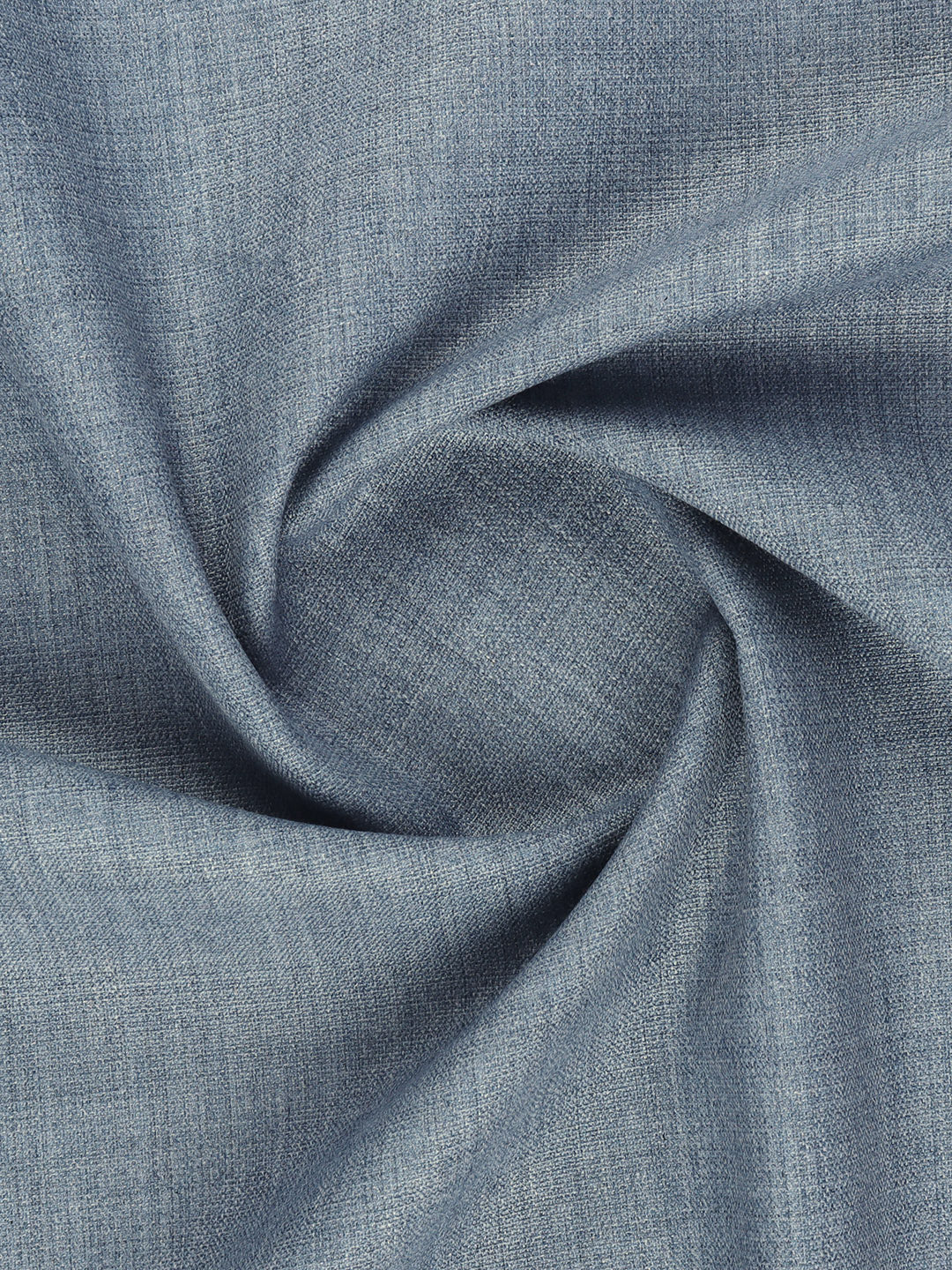 Men Poly Viscose Blend Plain Pants Fabric Light Blue Golden Days