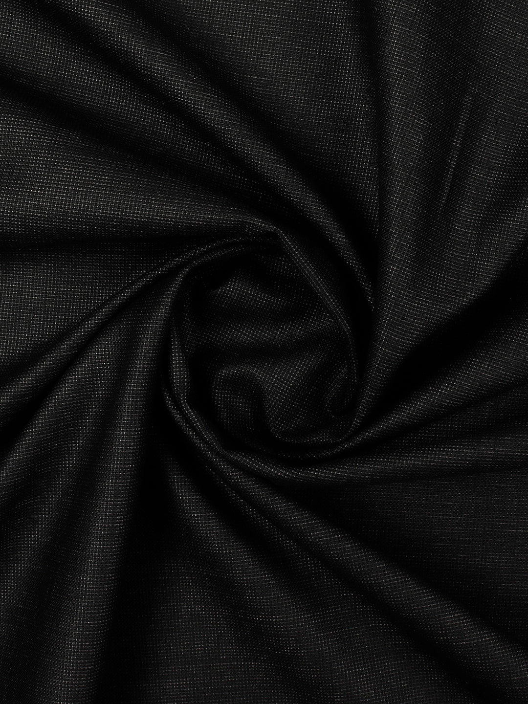Cotton Blended Black Colour Plain Pants Fabric Jolly Days