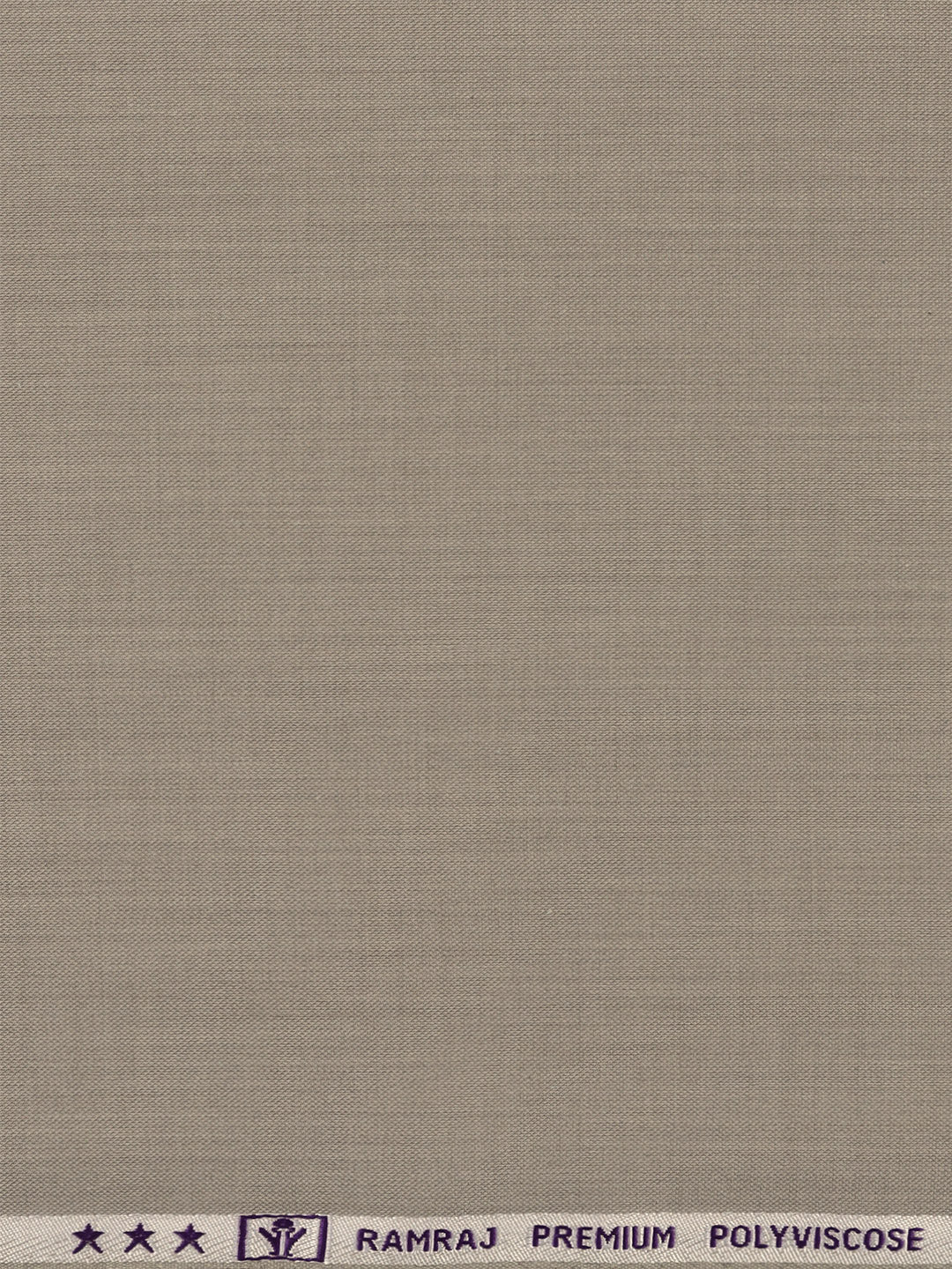 Poly Viscose Stretch Beige Plain Suiting Fabric Miracle