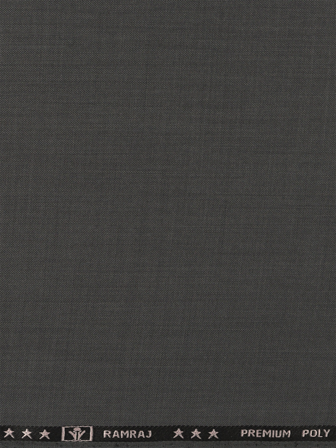 Poly Viscose Stretch Grey Plain Suiting Fabric Miracle
