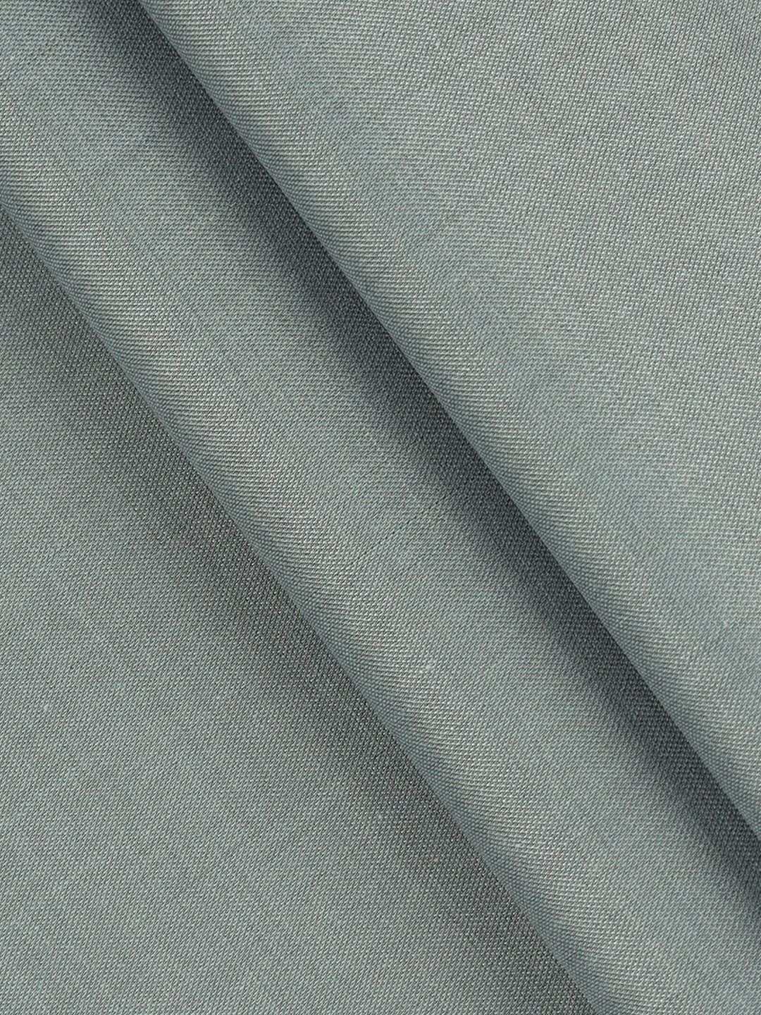 Poly Viscose Stretch Teal Blue Plain Suiting Fabric Miracle