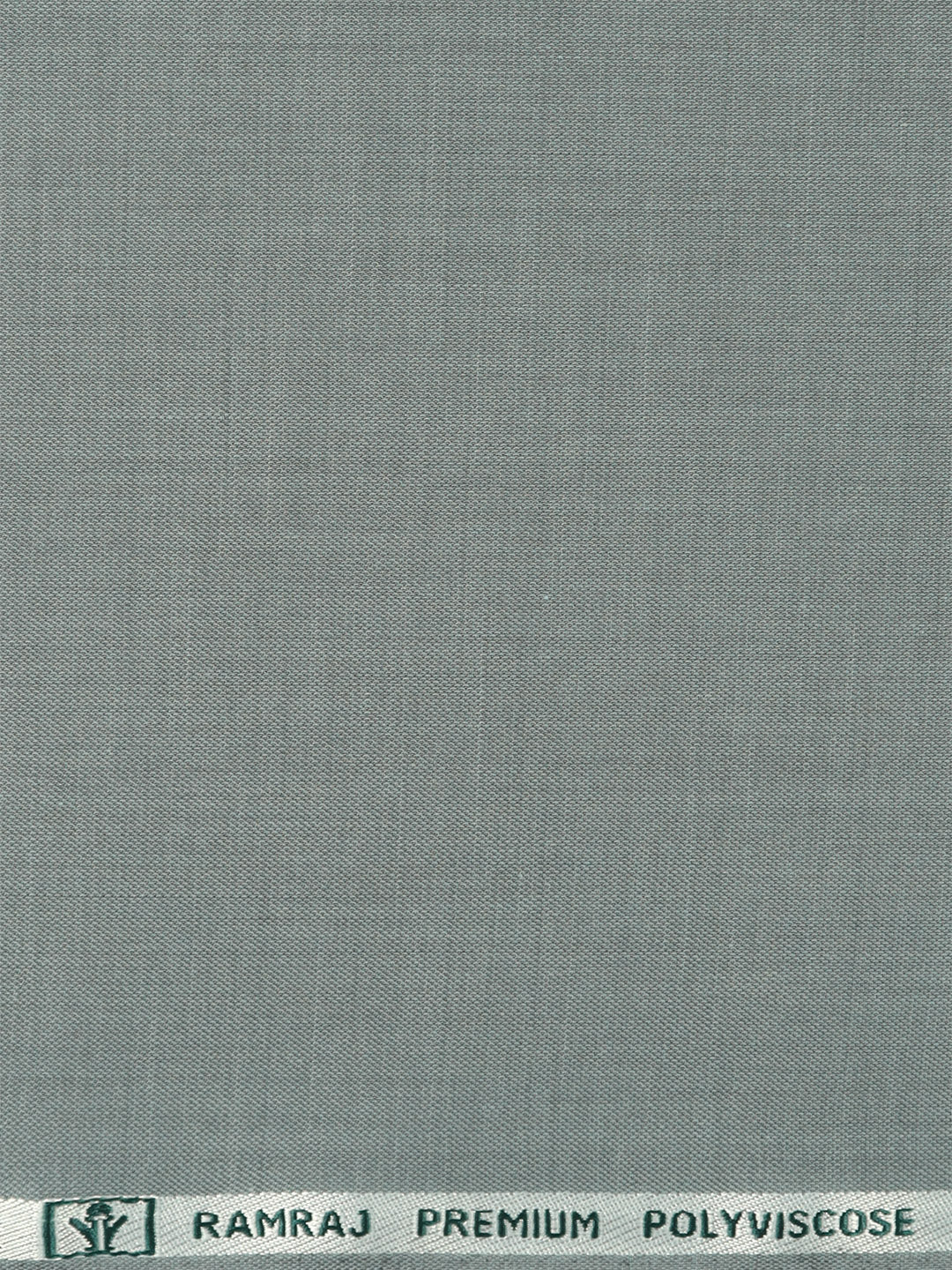 Poly Viscose Stretch Teal Blue Plain Suiting Fabric Miracle