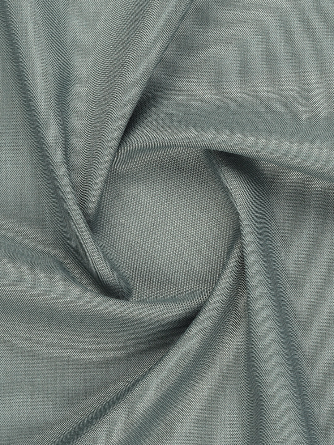 Poly Viscose Stretch Teal Blue Plain Suiting Fabric Miracle