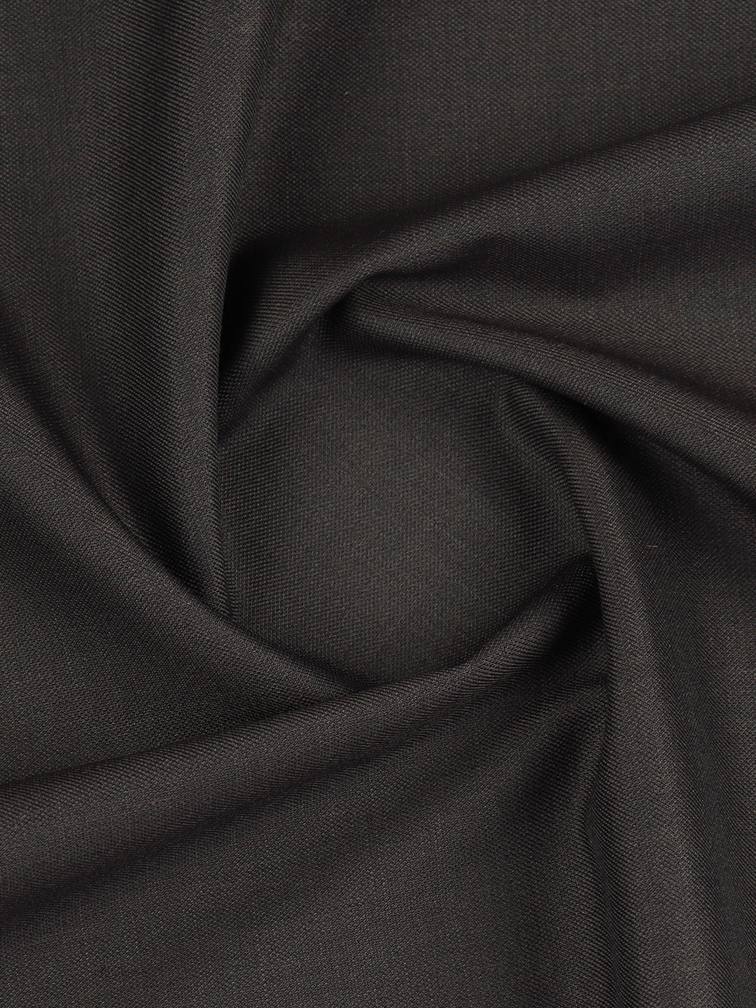 Poly Viscose Stretch Brown Plain Suiting Fabric Miracle