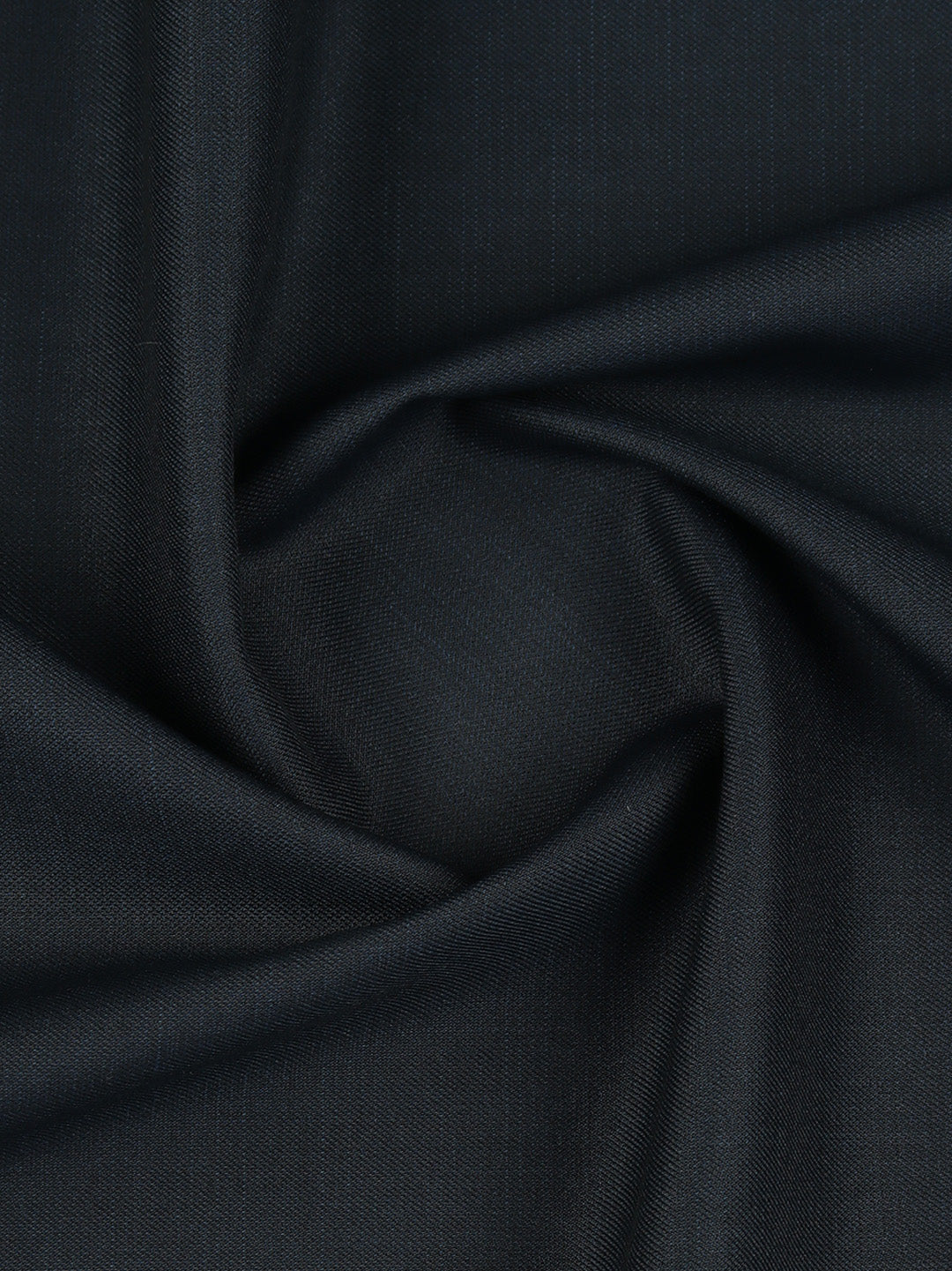 Poly Viscose Stretch Navy Blue Plain Suiting Fabric Miracle
