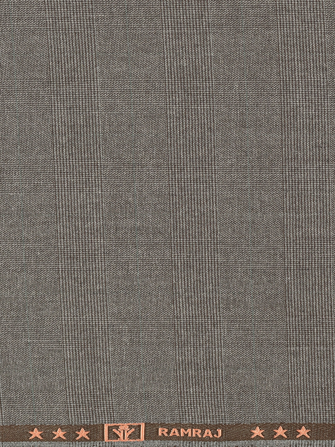 Poly Viscose Blend Self Design Stretch Suiting Fabric Dark Grey Enable