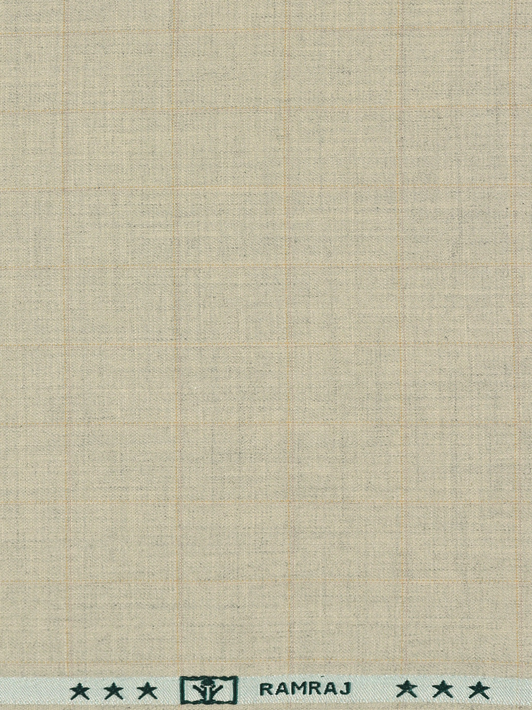 Poly Viscose Blend Checked Stretch Suiting Fabric Sandal Miracle