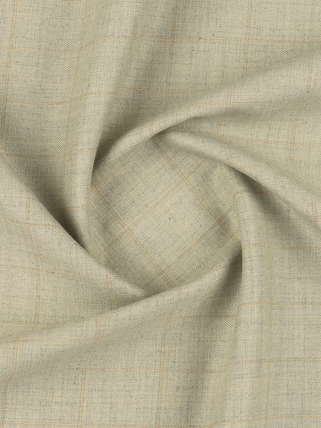 Poly Viscose Blend Checked Stretch Suiting Fabric Sandal Miracle