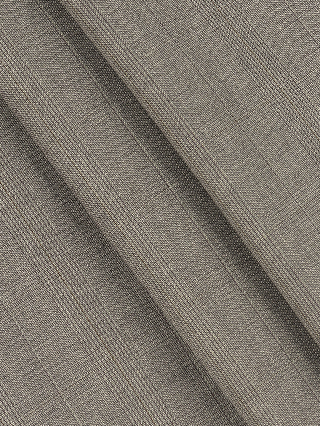 Poly Viscose Blend Self Design Stretch Suiting Fabric Light Grey Enable