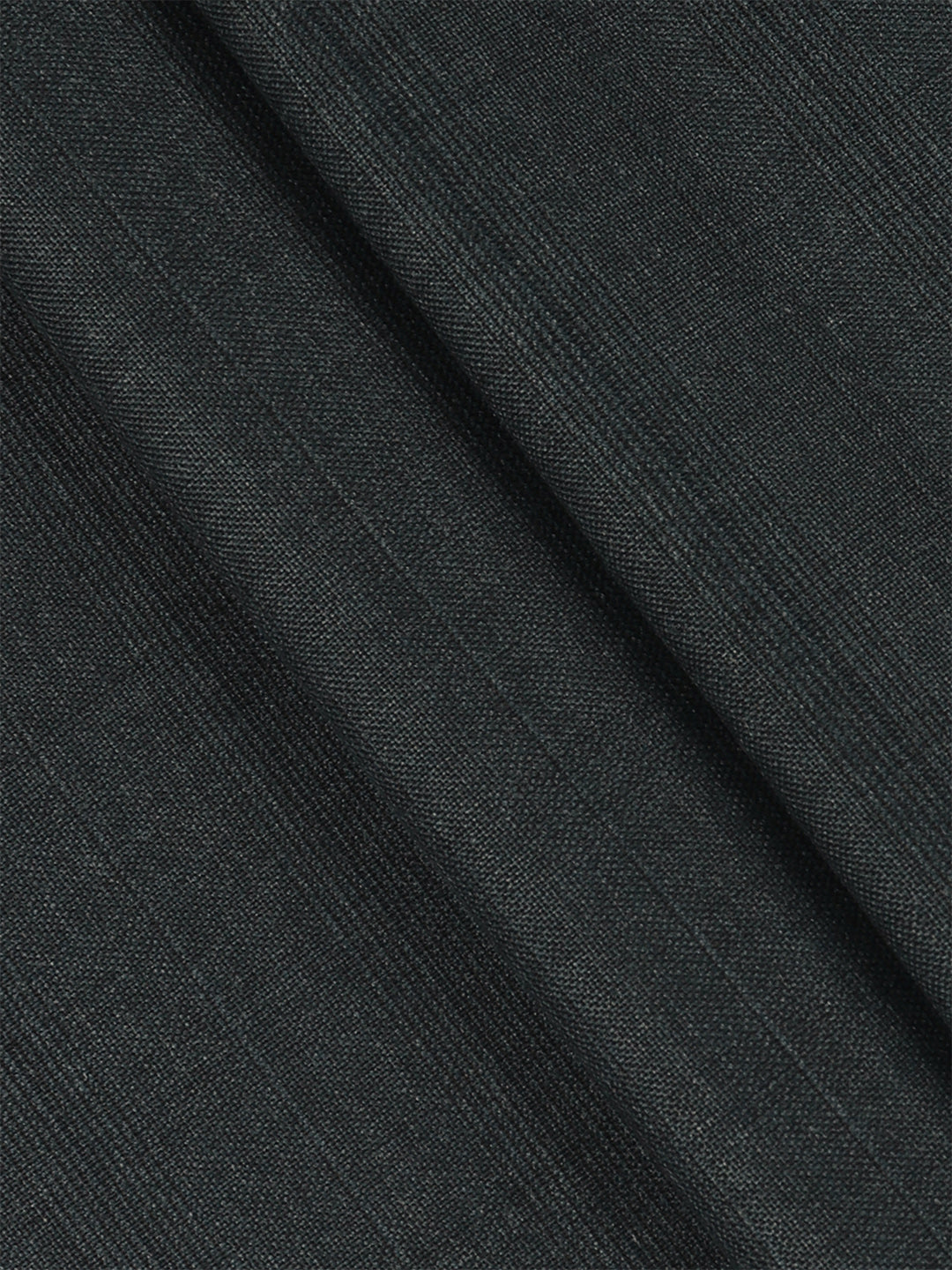 Poly Viscose Blend Self Design Stretch Suiting Fabric Greyish Blue Enable