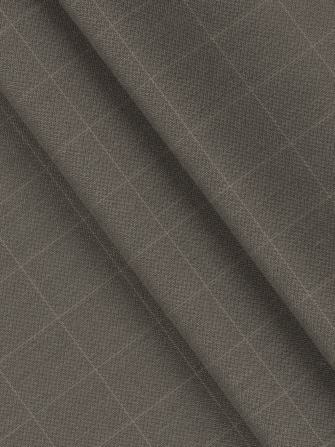 Poly Viscose Checked Suiting Fabric Grey Week Days