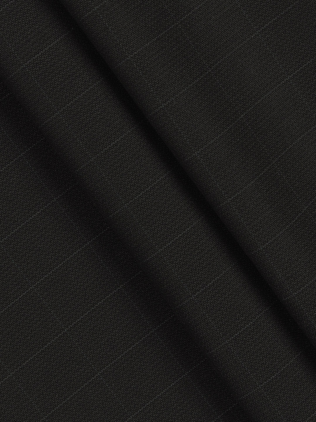 Poly Viscose Black Checked Suiting Fabric Week Days