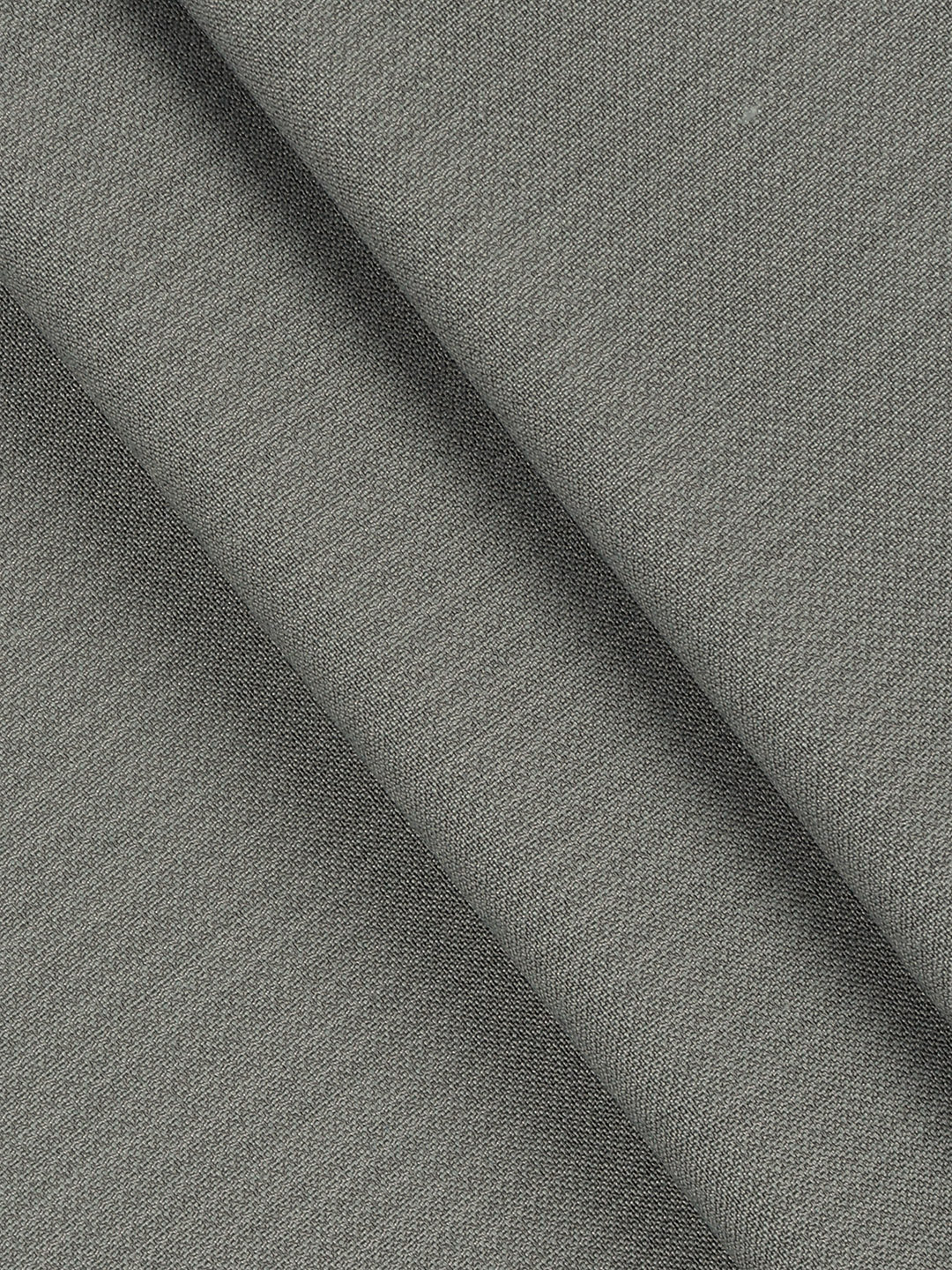 Poly Viscose Grey Striped Suiting Fabric Week Days