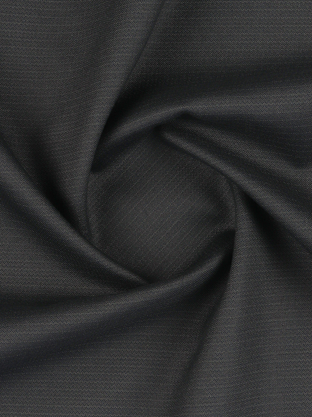 Poly Viscose Dark Grey Striped Suiting Fabric Week Days