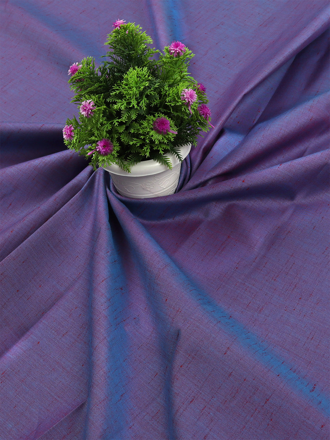 Cotton Colour Plain Purple Shirting Fabric High Style