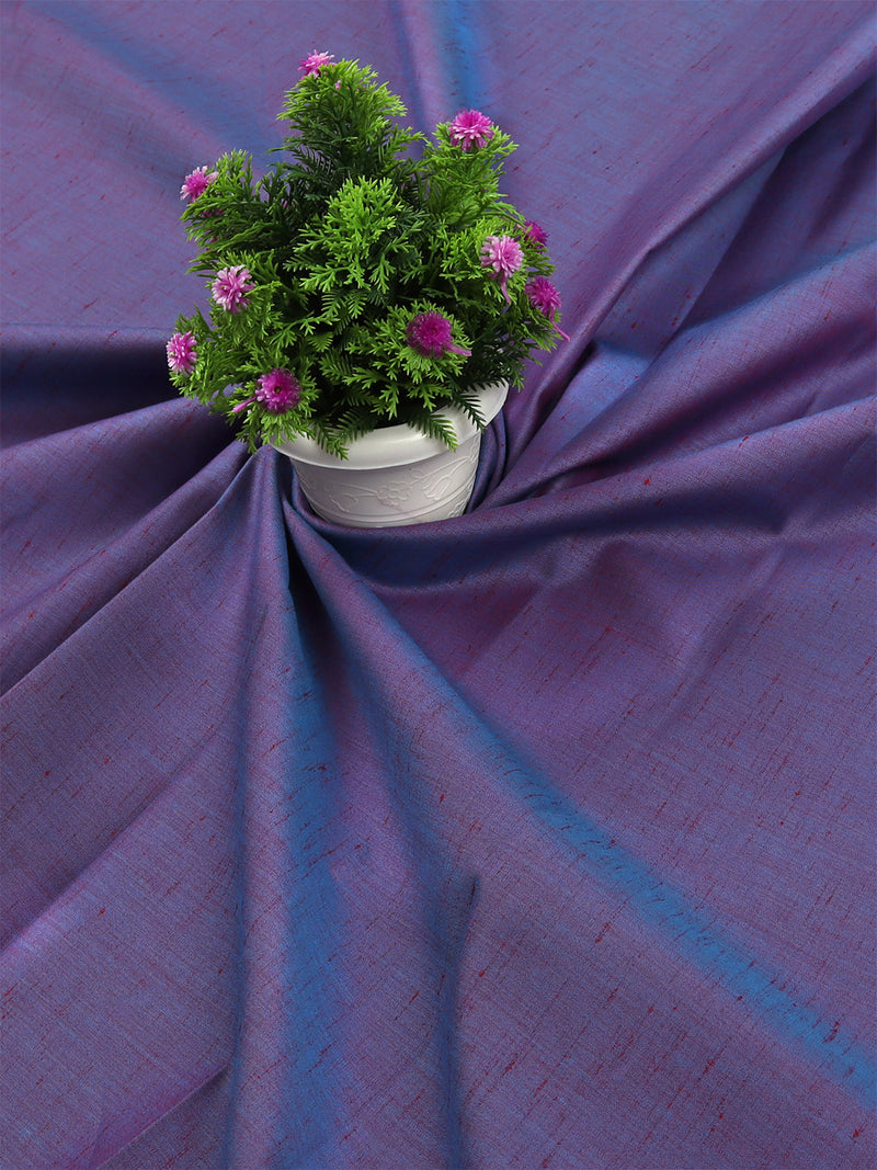 Cotton Colour Plain Purple Shirting Fabric High Style