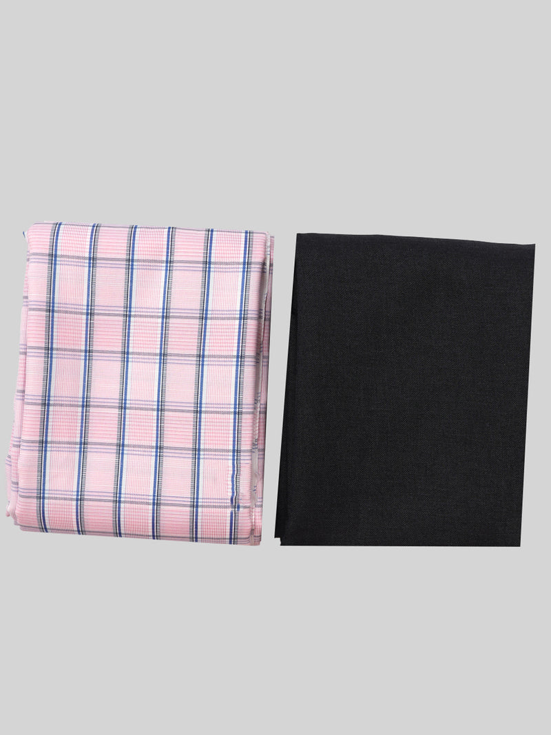 Cotton Checked Shirting & Suiting Gift Box Combo ME104