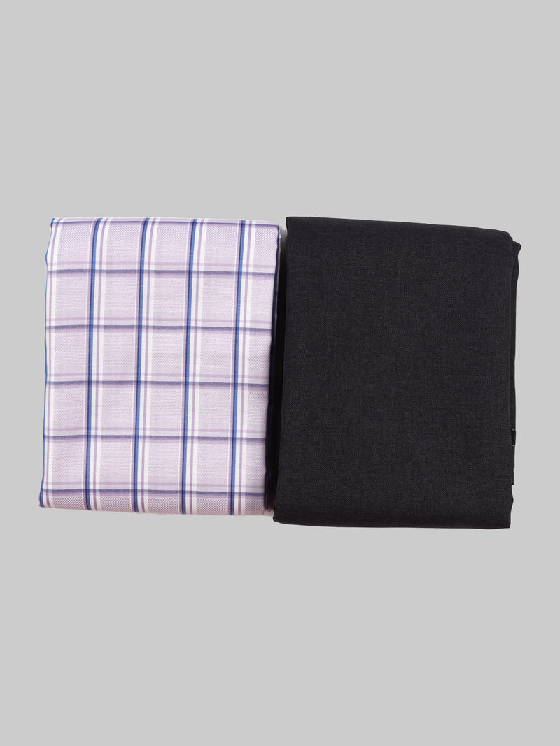 Cotton Checked Shirting & Suiting Gift Box Combo ME105