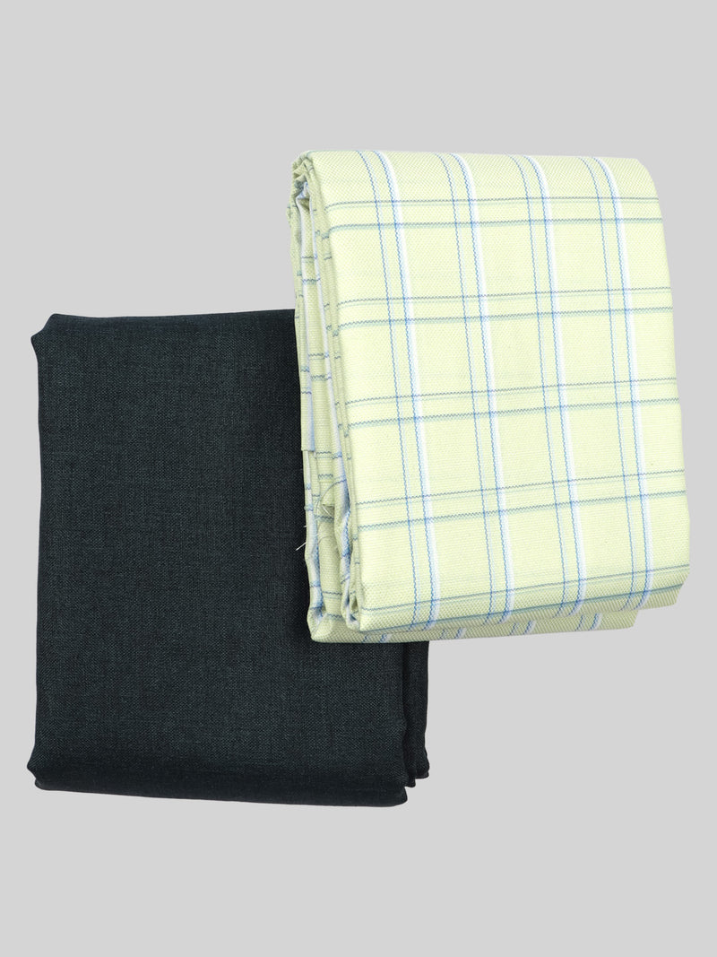 Cotton Checked Shirting & Suiting Gift Box Combo ME115