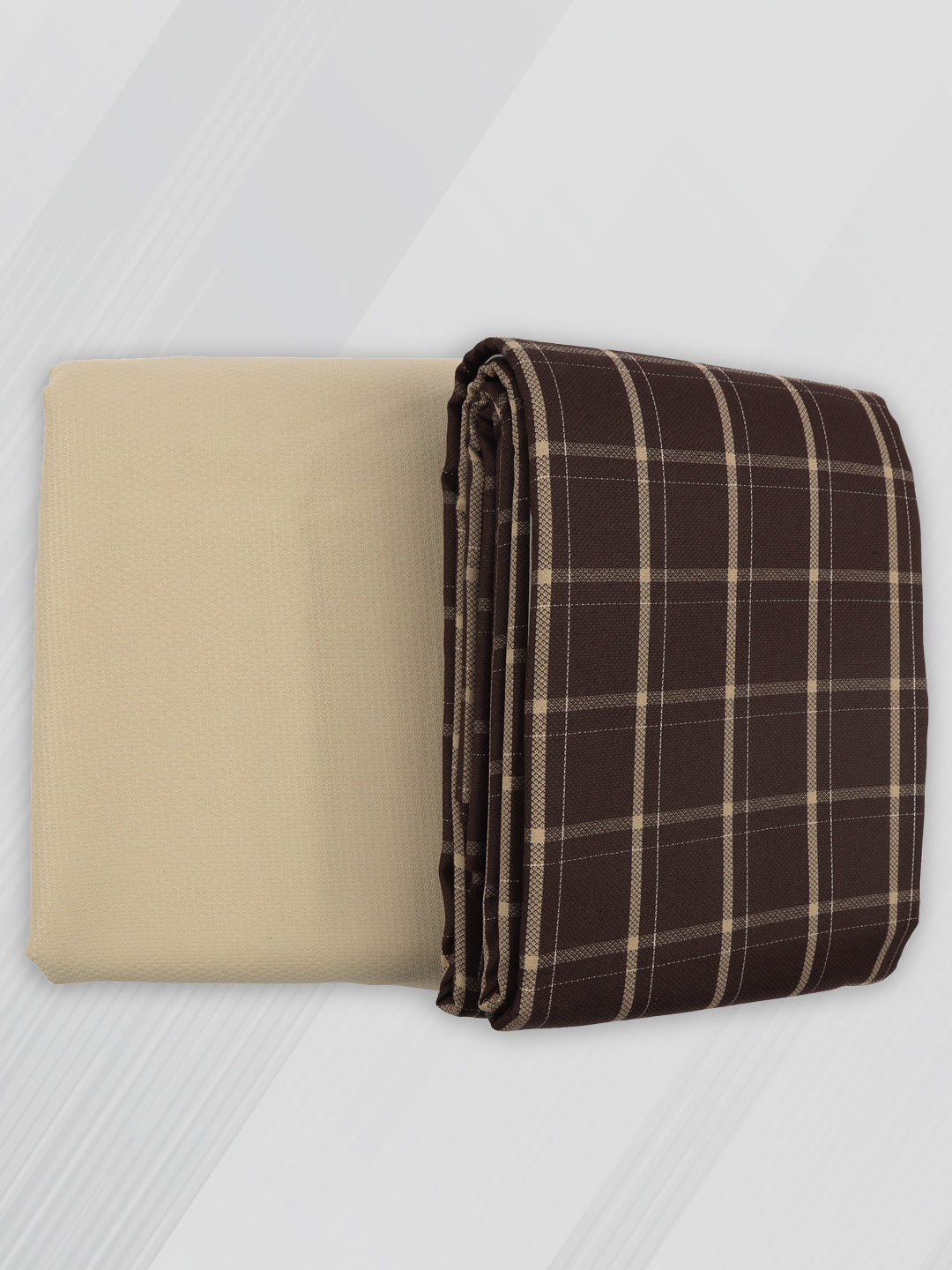 Cotton Blend Checked Shirting & Suiting Gift Box ME255