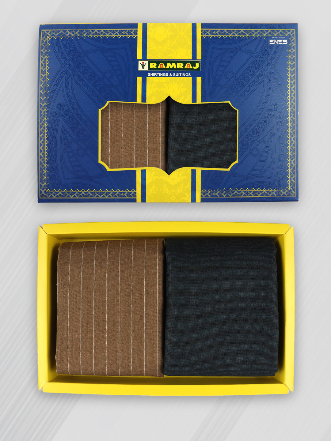 Cotton Blend Striped Shirting & Suiting Gift Box ME261
