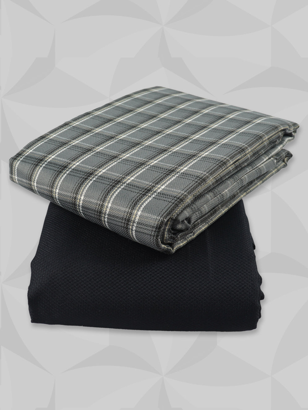 Men Cotton Blend Checked Shirting & Suiting Gift Box ME245