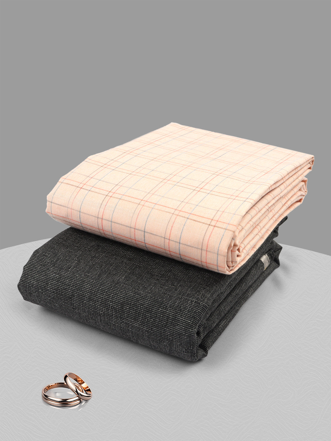 Cotton Blend Checked Shirting & Suiting Gift Box ME257