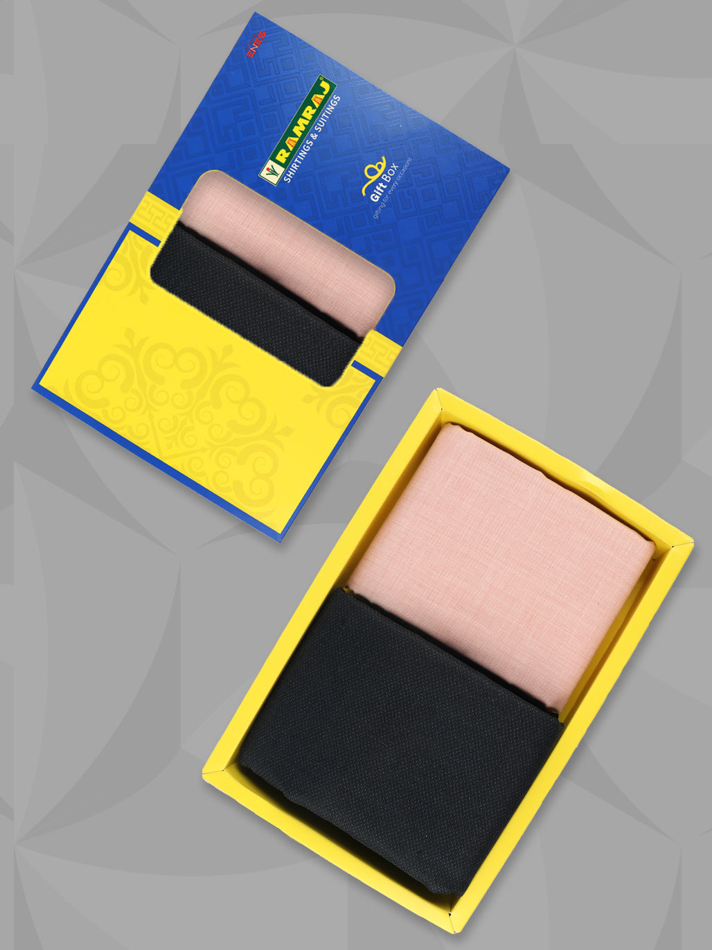Cotton Blend Plain Shirting & Suiting Gift Box ME230