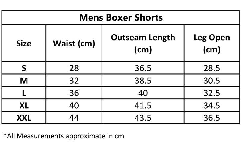Mens Woven Boxer Shorts Red WS9