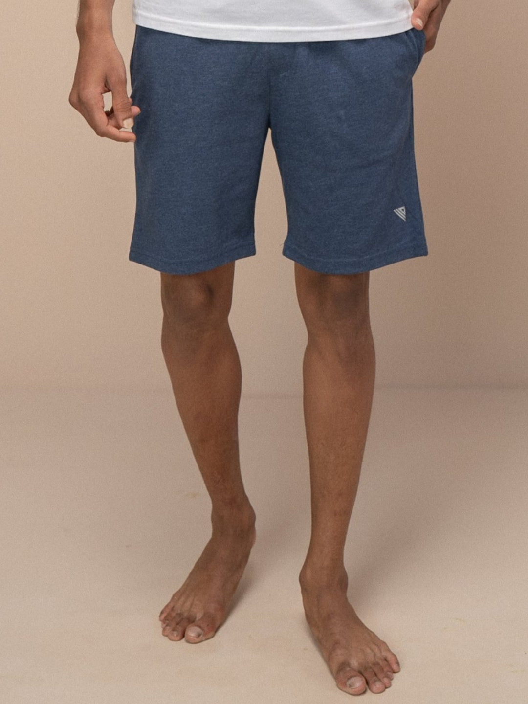 Men Combed Cotton Rich Expert Shorts Denim Blue ES10