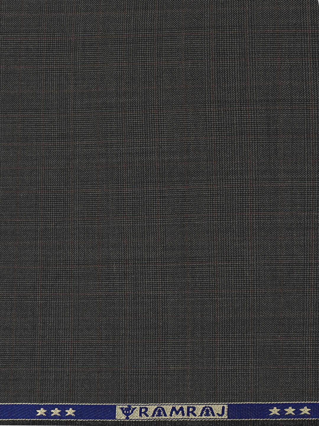 Premium Australian Merino Wool Blended Checked Pants Fabric Grey Valor Wool